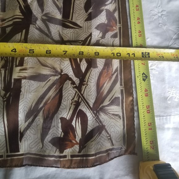 2/$20 SALE! Floral silk scarf - Picture 3 of 5